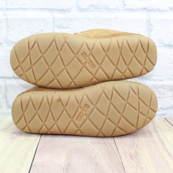 LL BEAN Shearling Lined Wicked Good Bootie Slippers Size 9 M - Picture 9 of 11